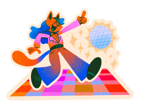 Disco Sticker
